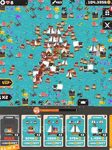 Merge empire: Idle kingdom and crowd builder tycoon