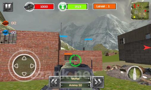 Battlefield of tanks 3D