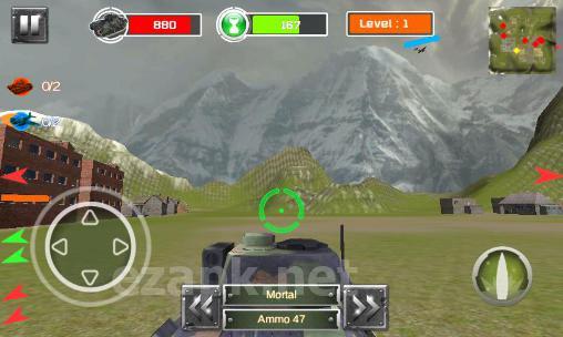 Battlefield of tanks 3D