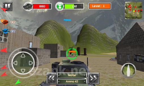 Battlefield of tanks 3D