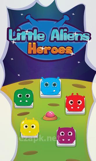 Little aliens: Heroes. Match-3