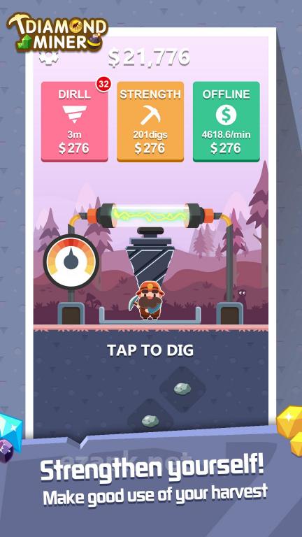 Diamond Miner: Treasure Digger!!