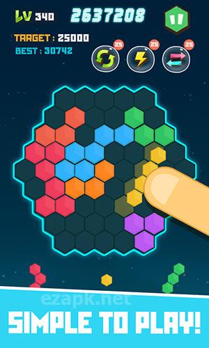 Hex puzzle classic