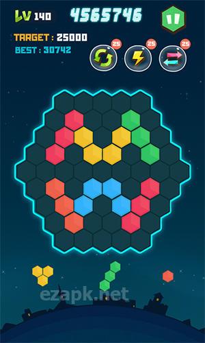 Hex puzzle classic