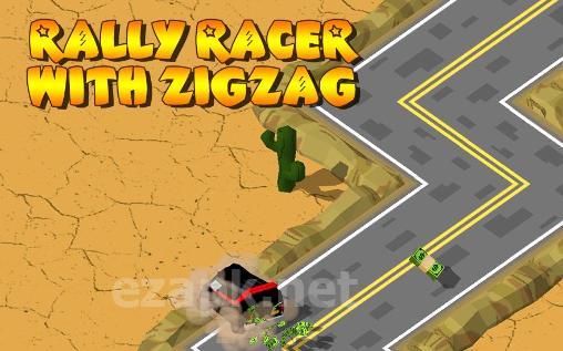 Rally racer with zigzag