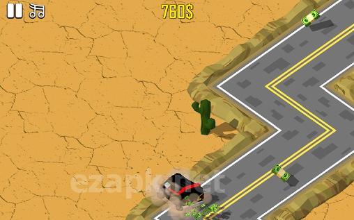 Rally racer with zigzag