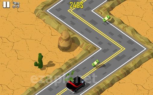 Rally racer with zigzag