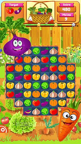 Vegetable farm splash mania