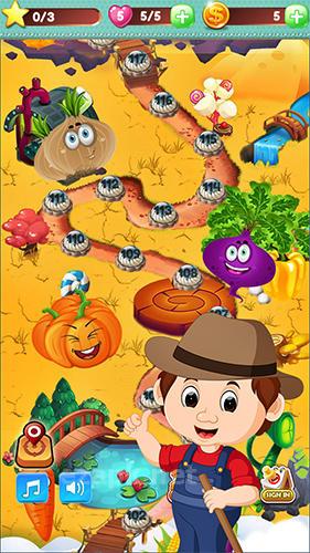 Vegetable farm splash mania