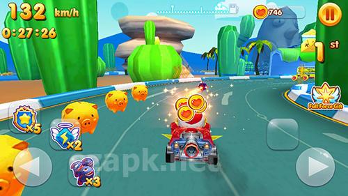 Robot rocket racer: Transformer car race