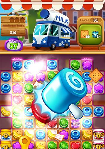 Food pop: New puzzle gravity world. Food burst 2