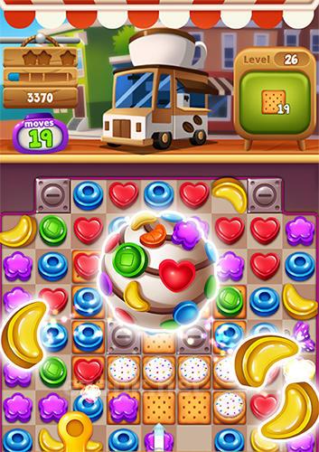 Food pop: New puzzle gravity world. Food burst 2