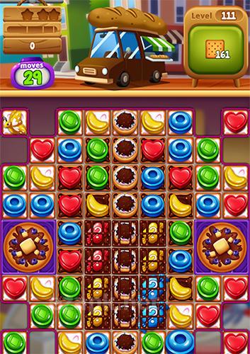 Food pop: New puzzle gravity world. Food burst 2