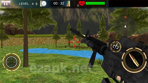 Deer hunting sniper safari: Animals hunt