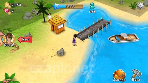 Paradise resort: Free island