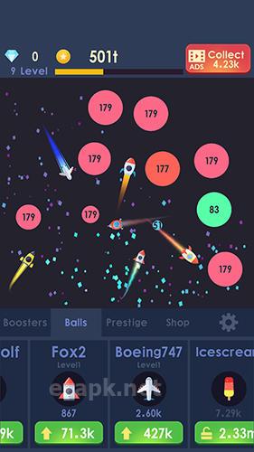 Idle rocket: Aircraft evolution and space battle