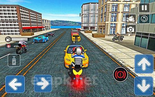 High speed sports bike sim 3D