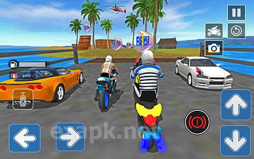 High speed sports bike sim 3D