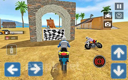 High speed sports bike sim 3D