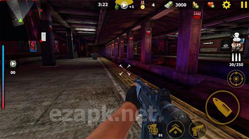 Commando sniper attack: Modern gun shooting war