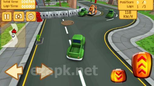 Cartoon race 3D: Car driver