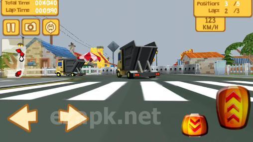 Cartoon race 3D: Car driver