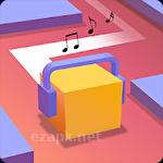 Dancing cube: Line jump. Tap tap music world tiles