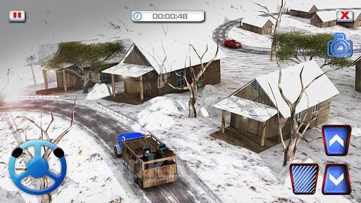 Snow hill offroad 4x4 truck 3D