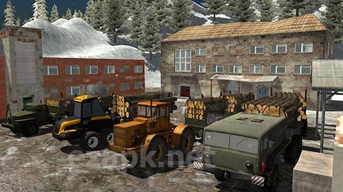 Winter timber truck simulator
