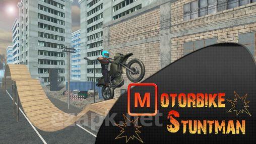 Motorbike stuntman