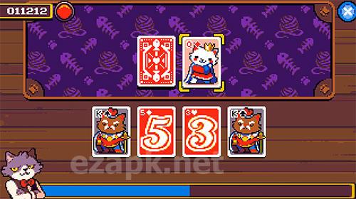 Cat stacks fever: Endless speed card game