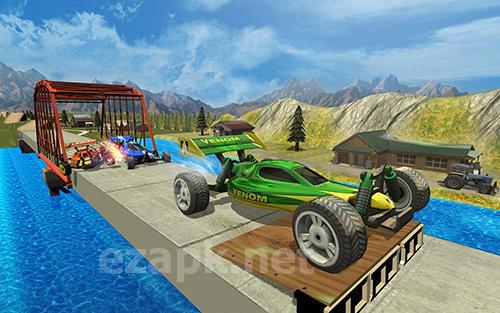 Toy truck hill racing 3D