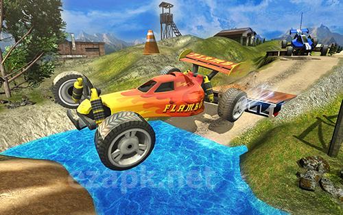 Toy truck hill racing 3D