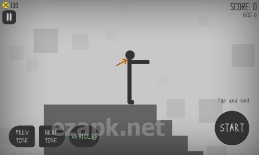 Stickman dismount