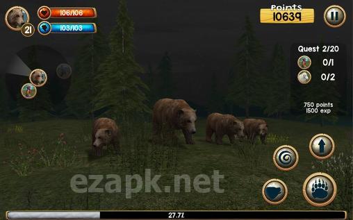 Wild bear simulator 3D