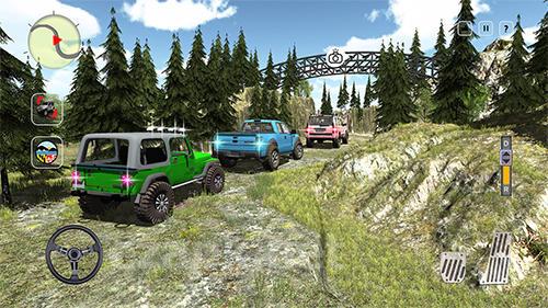 4x4 offroad jeep mountain hill