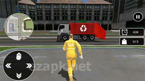 Garbage truck: Trash cleaner driving game