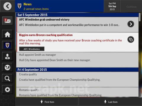 Football manager mobile 2016