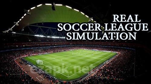 Real soccer league simulation game