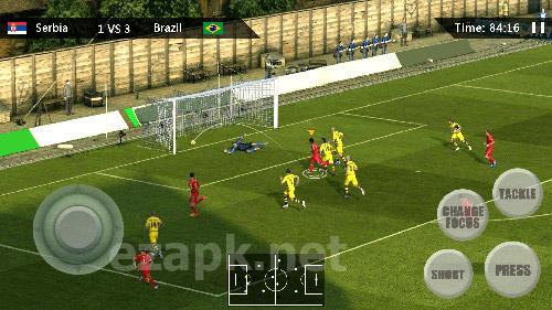 Real soccer league simulation game