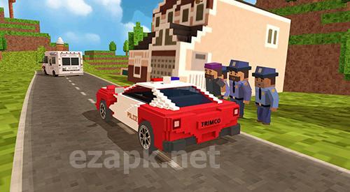 Block city police patrol