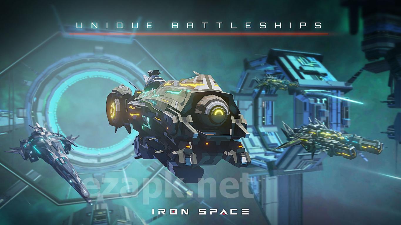 Iron Space: Real-time Spaceship Team Battles