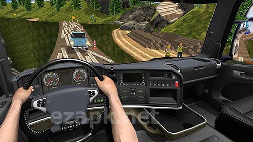 Offroad truck driving simulator