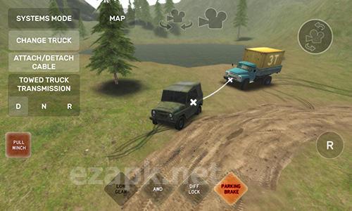 Dirt trucker: Muddy hills