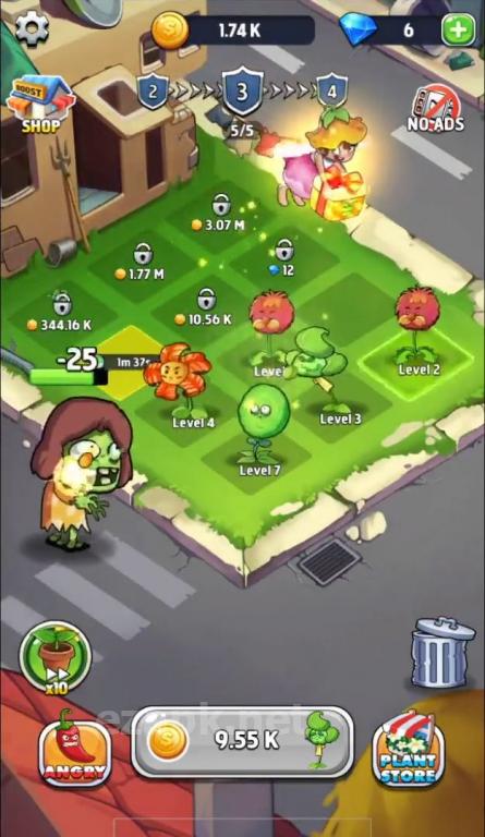 Merge Plants: Zombie Defense