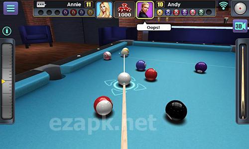 3D pool ball