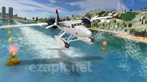 Airplane flight pilot simulator