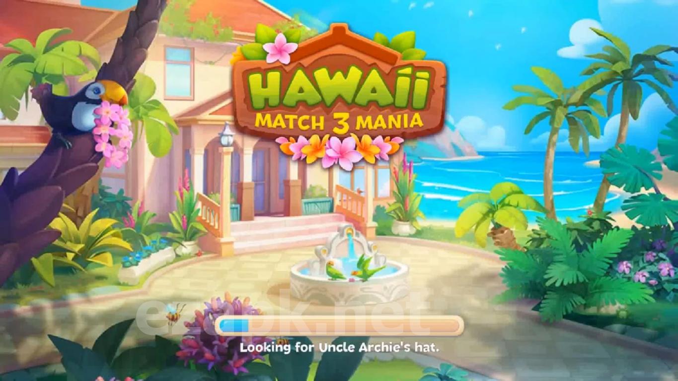 Hawaii Match-3 Mania Home Design & Matching Puzzle