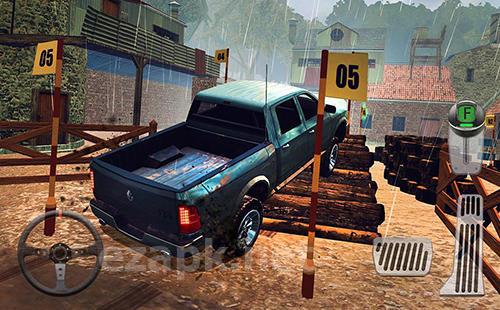4x4 dirt off-road parking: Forest trials simulator
