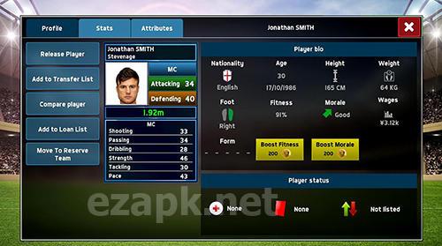 Soccer manager 2018